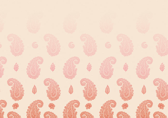 Petal & Block Paisley Mist, Sunset - Roller Blind - Image 6